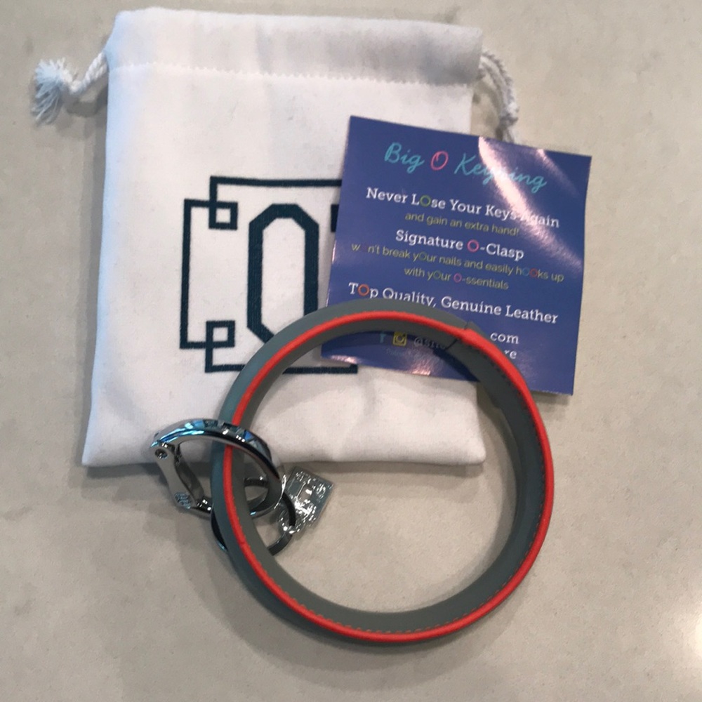 Brand new Venture Big O leather keyring